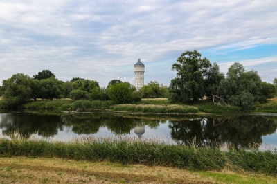 Eilenburg - Wasserturm an der Vereinten Mulde